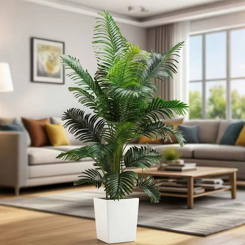 35" Artificial Giant Palm Tree, Life Like Leaves 2pcs.