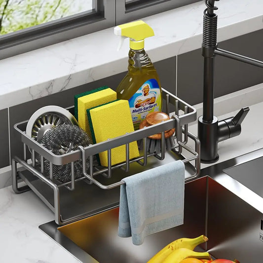 Carbon Steel Kitchen Sink Drainage, Storage Rack
