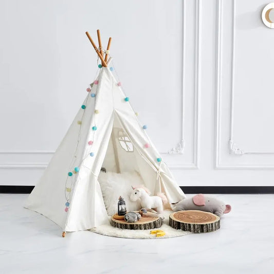 Wood Log Round Throw Pillow, 3D Digital Print,