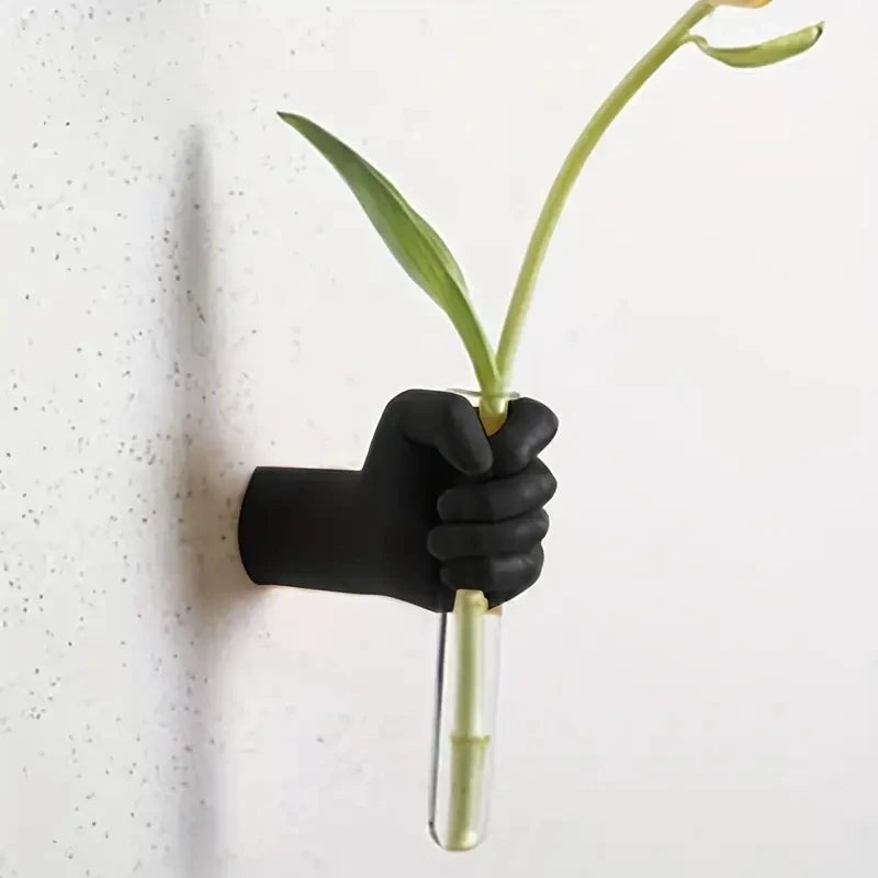 Modern Handmade Geometric Resin Wall Mounted Vase
