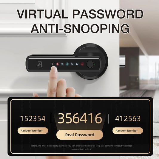 Smart Lock, Fingerprint Door Lock, App Control Passcode