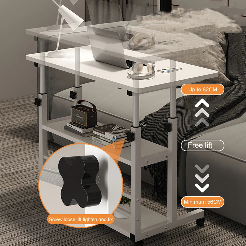 Multi-Layer, Adjustable Wooden Computer Desk Workstation