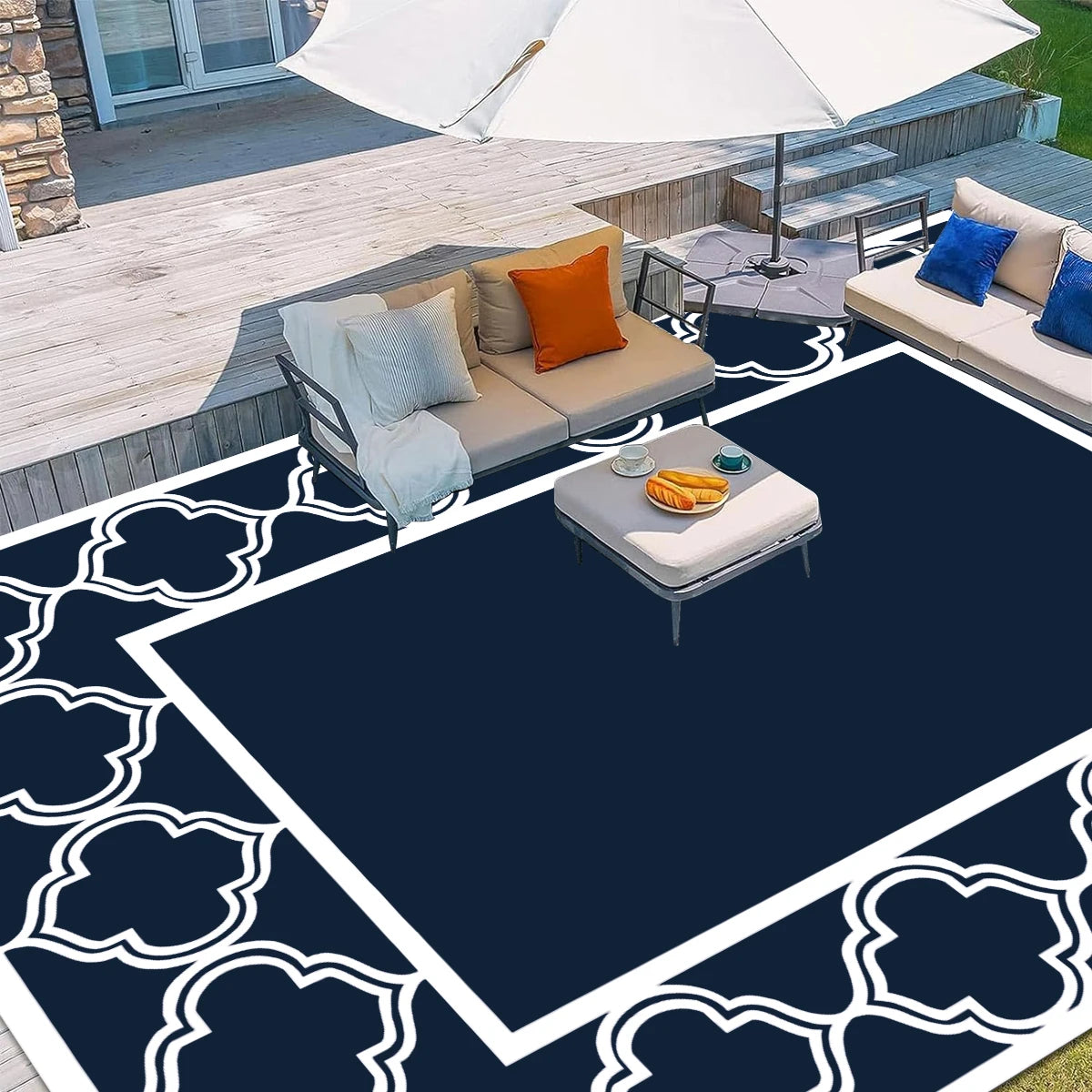 Outdoor Rugs, Waterproof, Reversible
