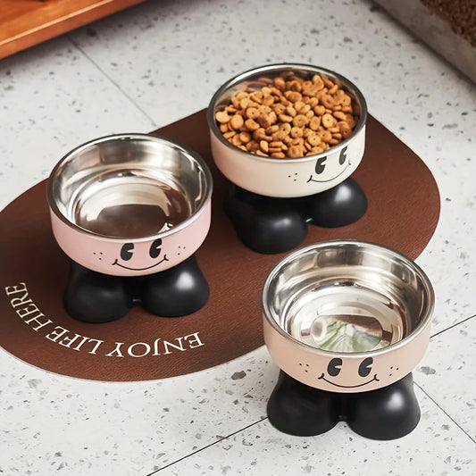 Elevated Dog and Cat Bowl Stainless Steel