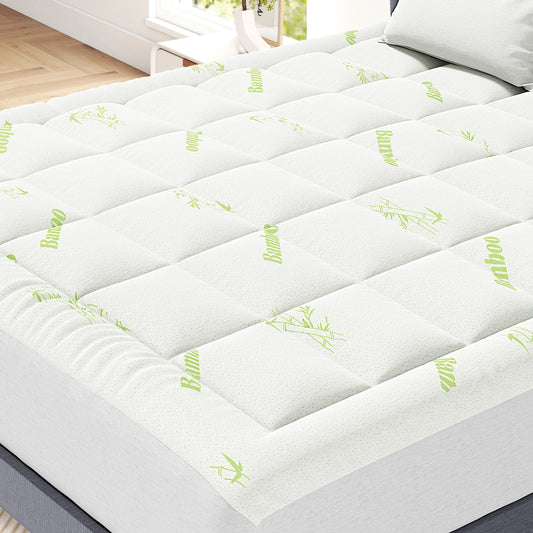 Size Soft Mattress Topper Made from Bamboo, 5 Sizes