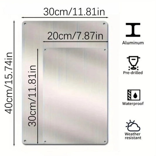 Rustic Kitchen Conversion Chart Wall Art, Metal