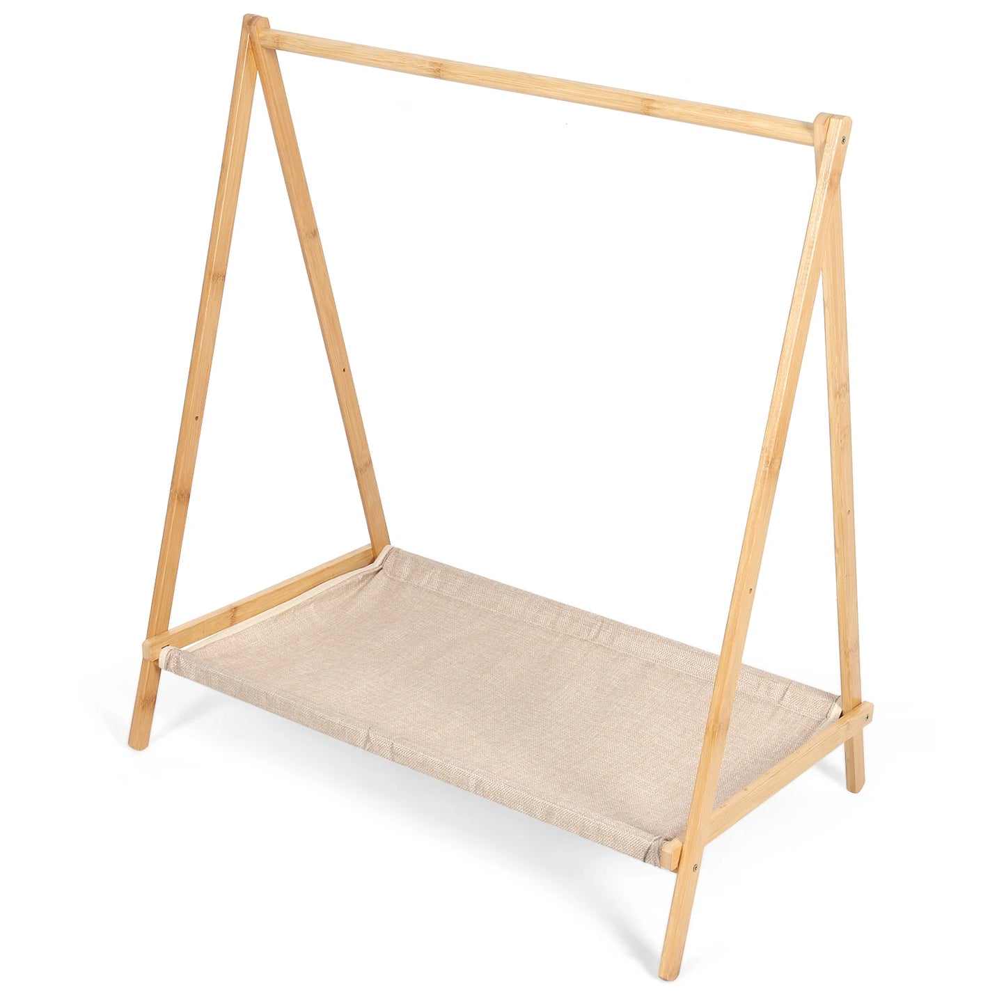 Portable, Foldable Wooden Garment Drying Rack