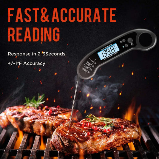 Digital Meat Thermometer, Instant Read for Grilling and Cooking
