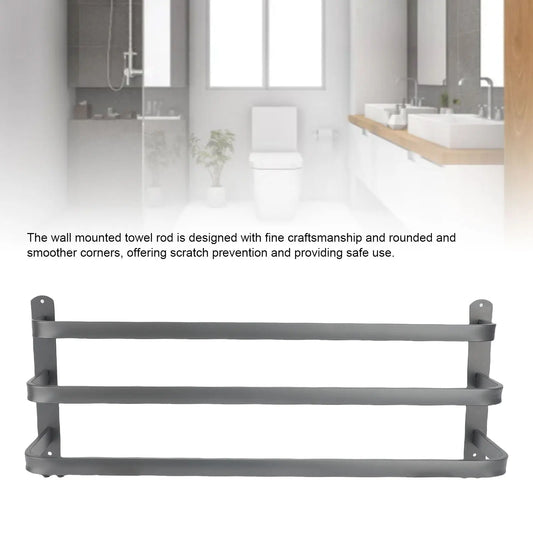 Wall Mounted Towel Rack, Organizer 3 Tier Towel Rod
