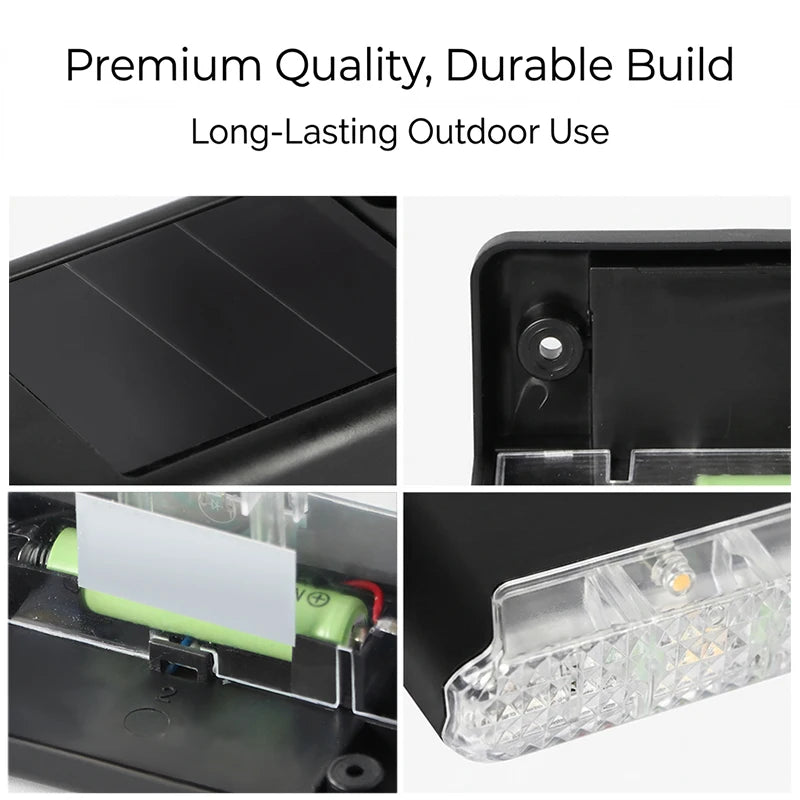 Outdoor Waterproof Solar Lights, Garden, Landscape, Step and Fence Lights