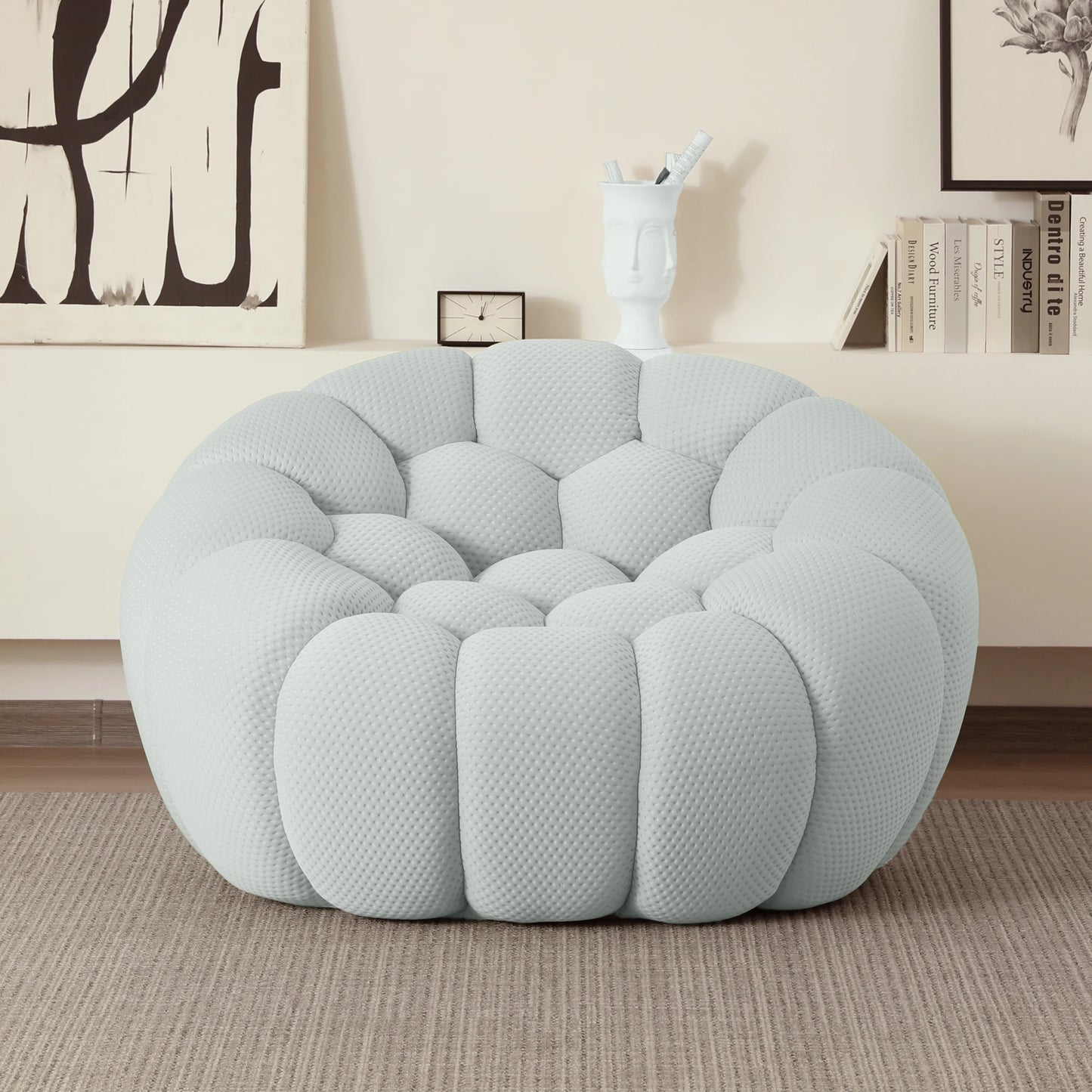 49'' Oversized Boneless Bubble Couch, Chair