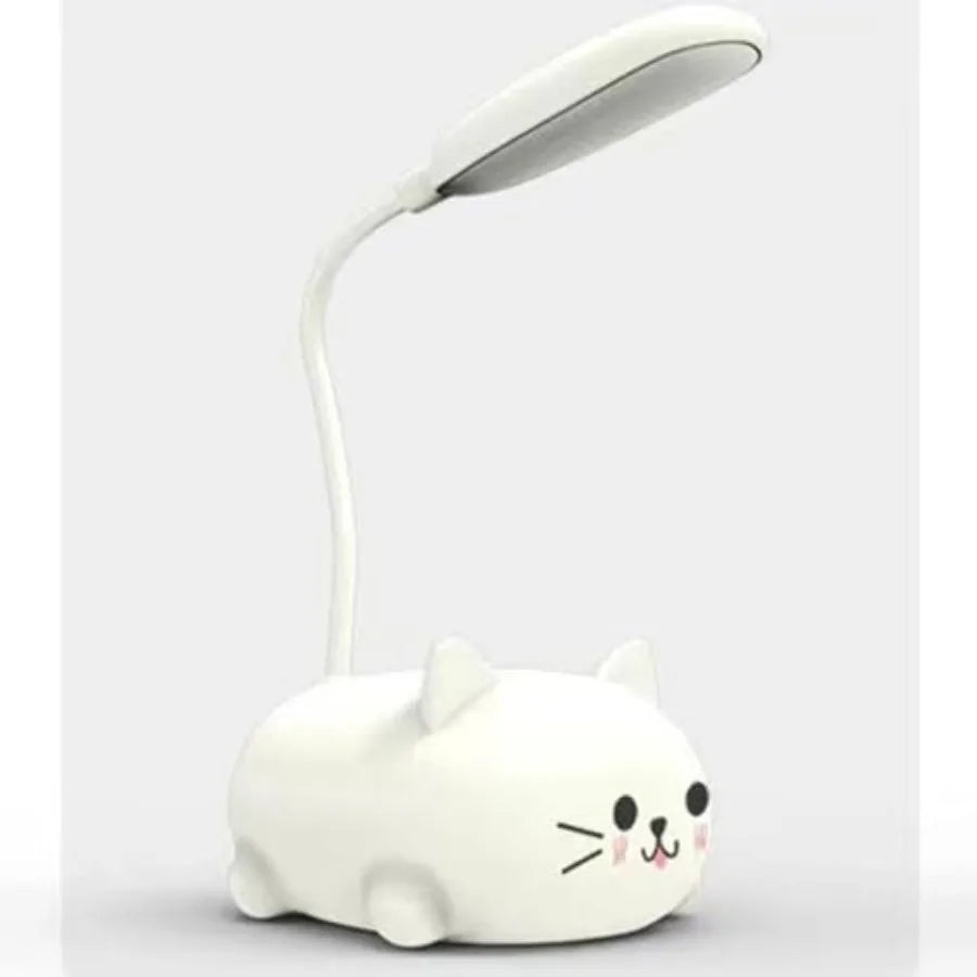 Cute Cat LED Reading Lamp, USB Rechargeable