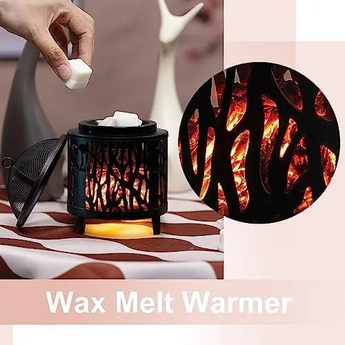 Full Metal Scented Wax Melter with Dustproof Glass