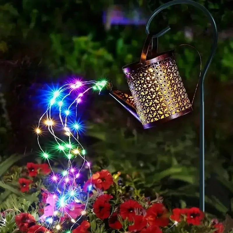 Large Outdoor Waterproof Shower Lights, Hanging Star LED Fairy
