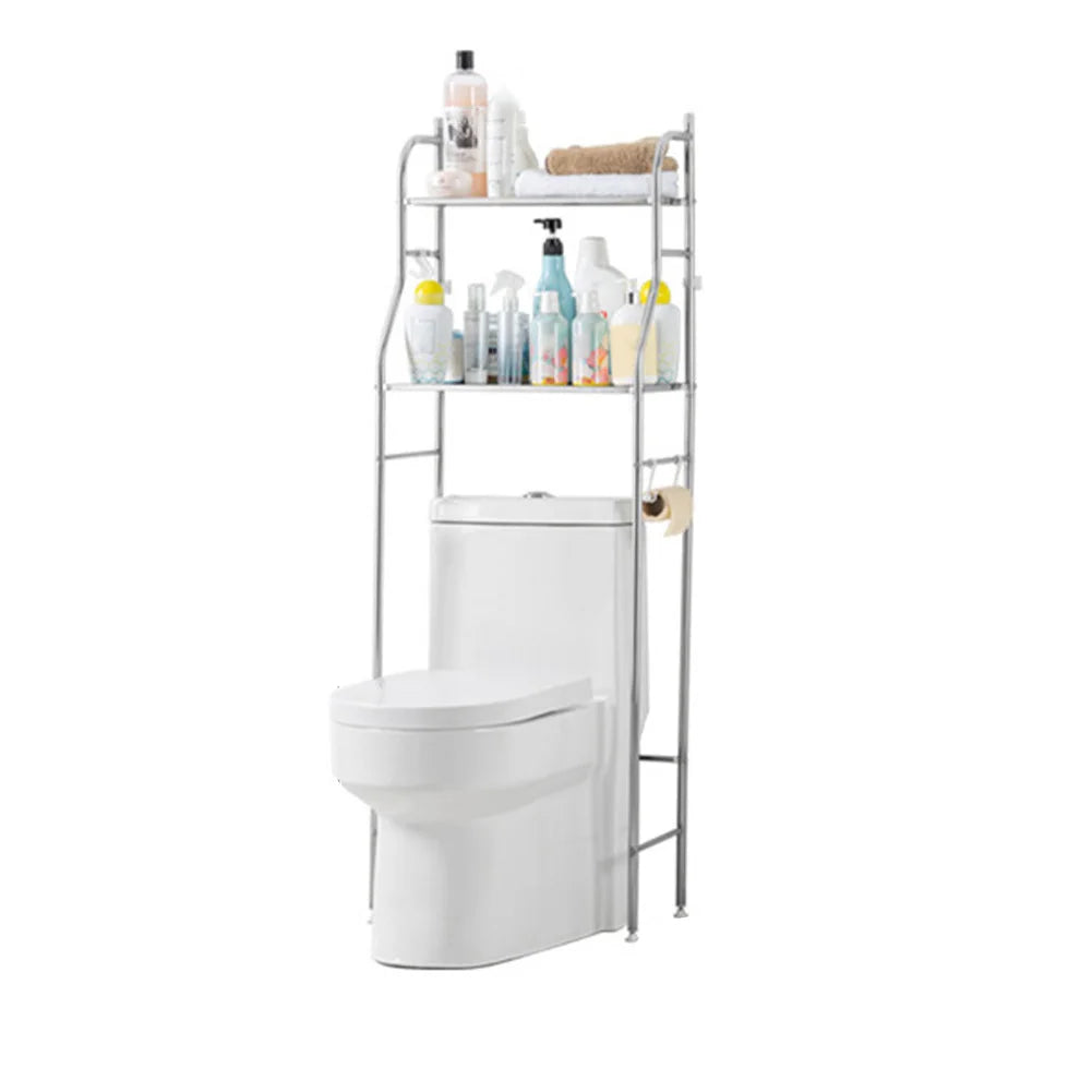 3-Tier Freestanding Over Toilet Storage Shelves, Paper Holder