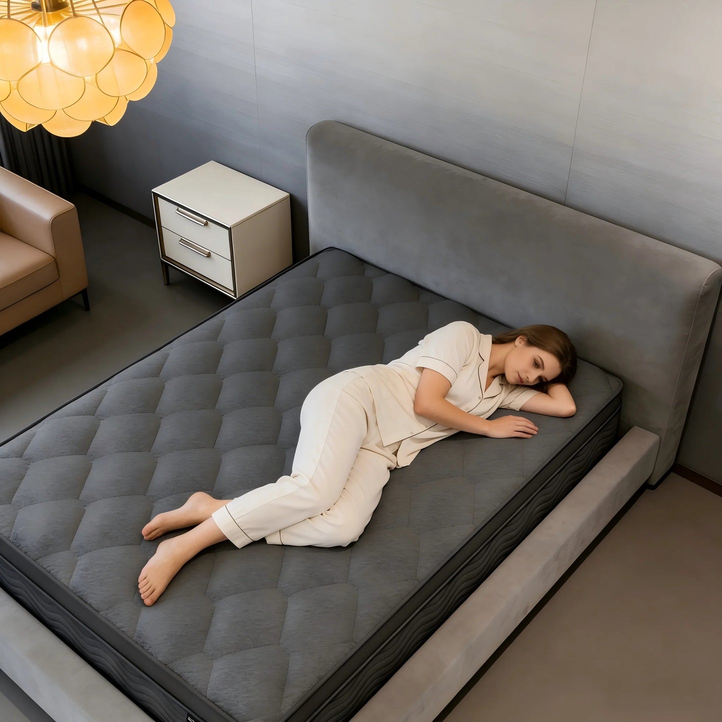 12" Premium Hybrid Mattress in a Box, King-Queen-Full