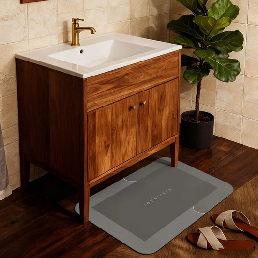 Super absorbent diatomaceous earth mat - fast drying,