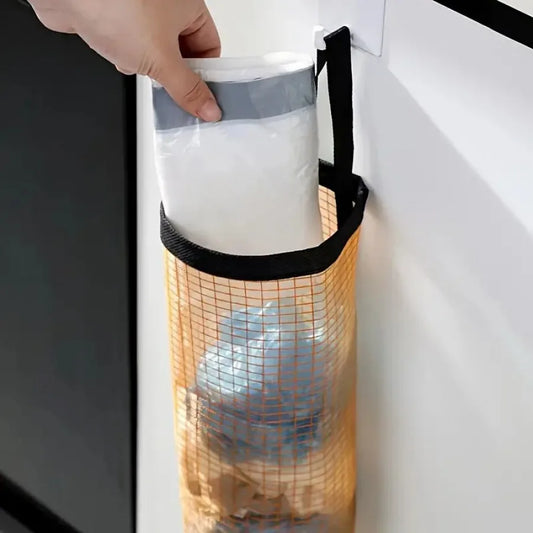 Wall-Mounted Plastic Bag Organizer