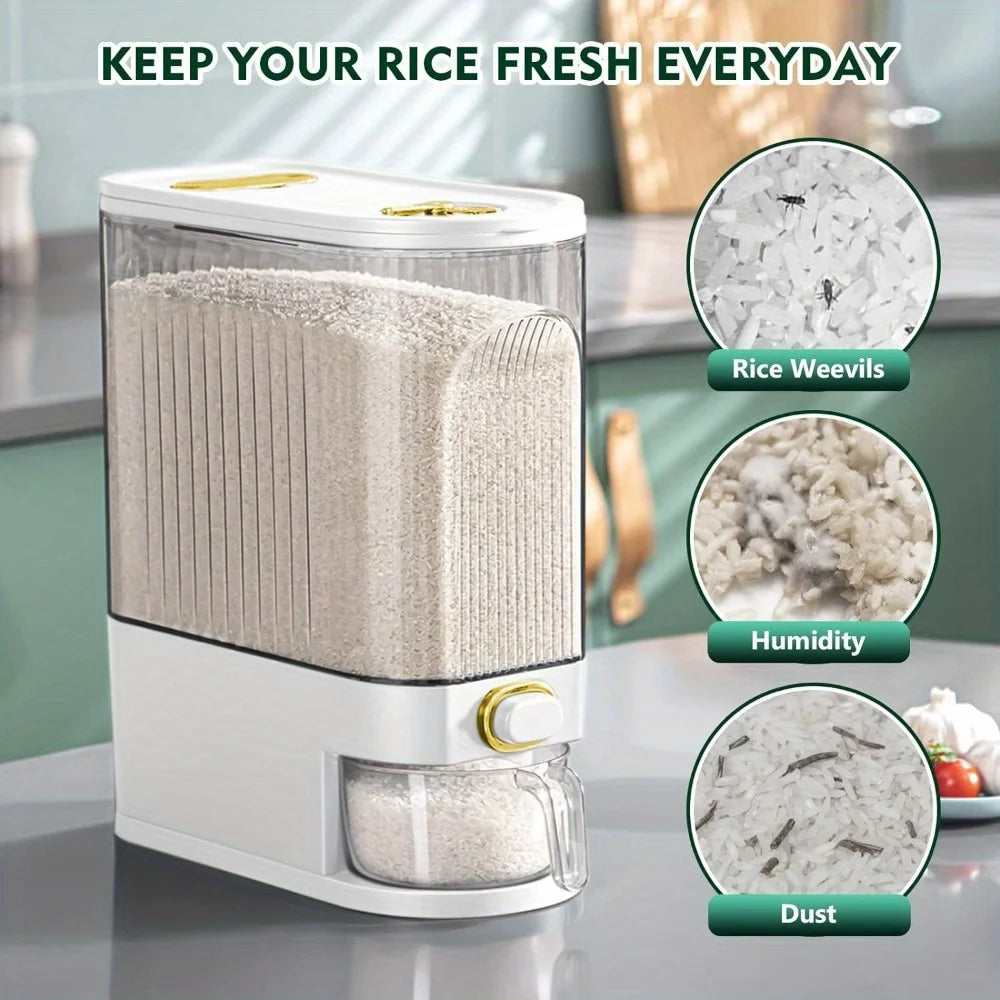 Large 5kg/10kg Pantry Storage Rice Dispenser