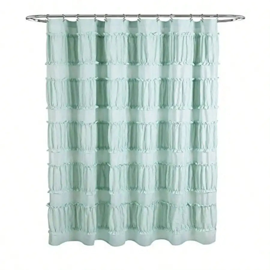 Ruffled Shower Curtain 72" X 72"