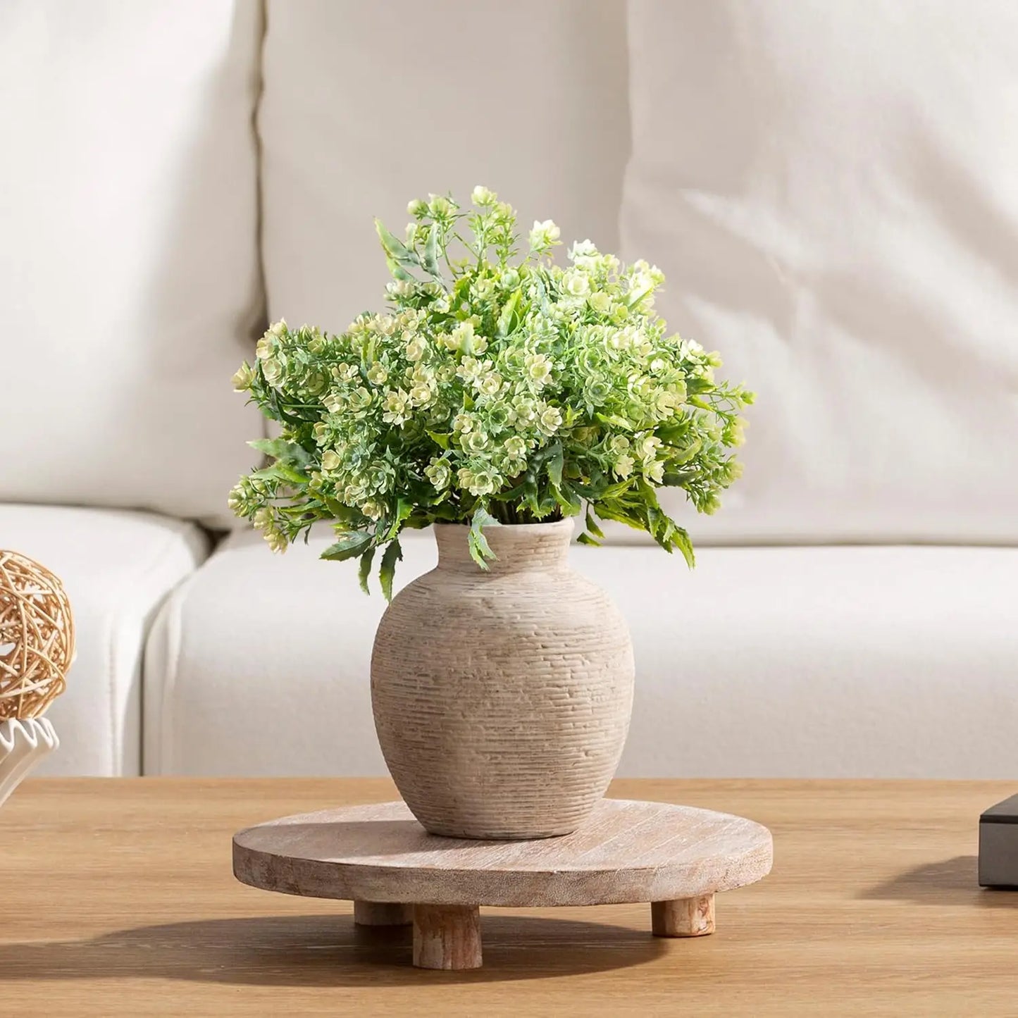 Farmhouse Table Rustic Vintage Ceramic Flower Vase