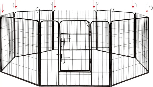 Animal 8 Panel Exercise Cage 32x32