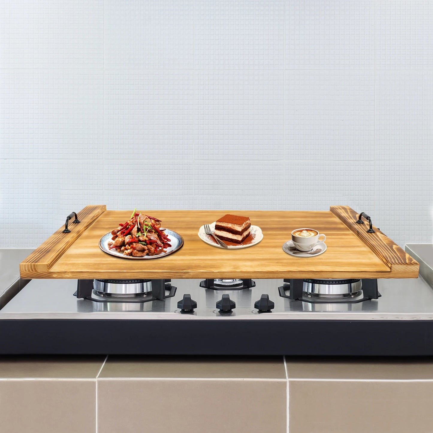 Strong Load-Bearing Kitchen Stove Top Cover,76.2*55.88*3.05Cm