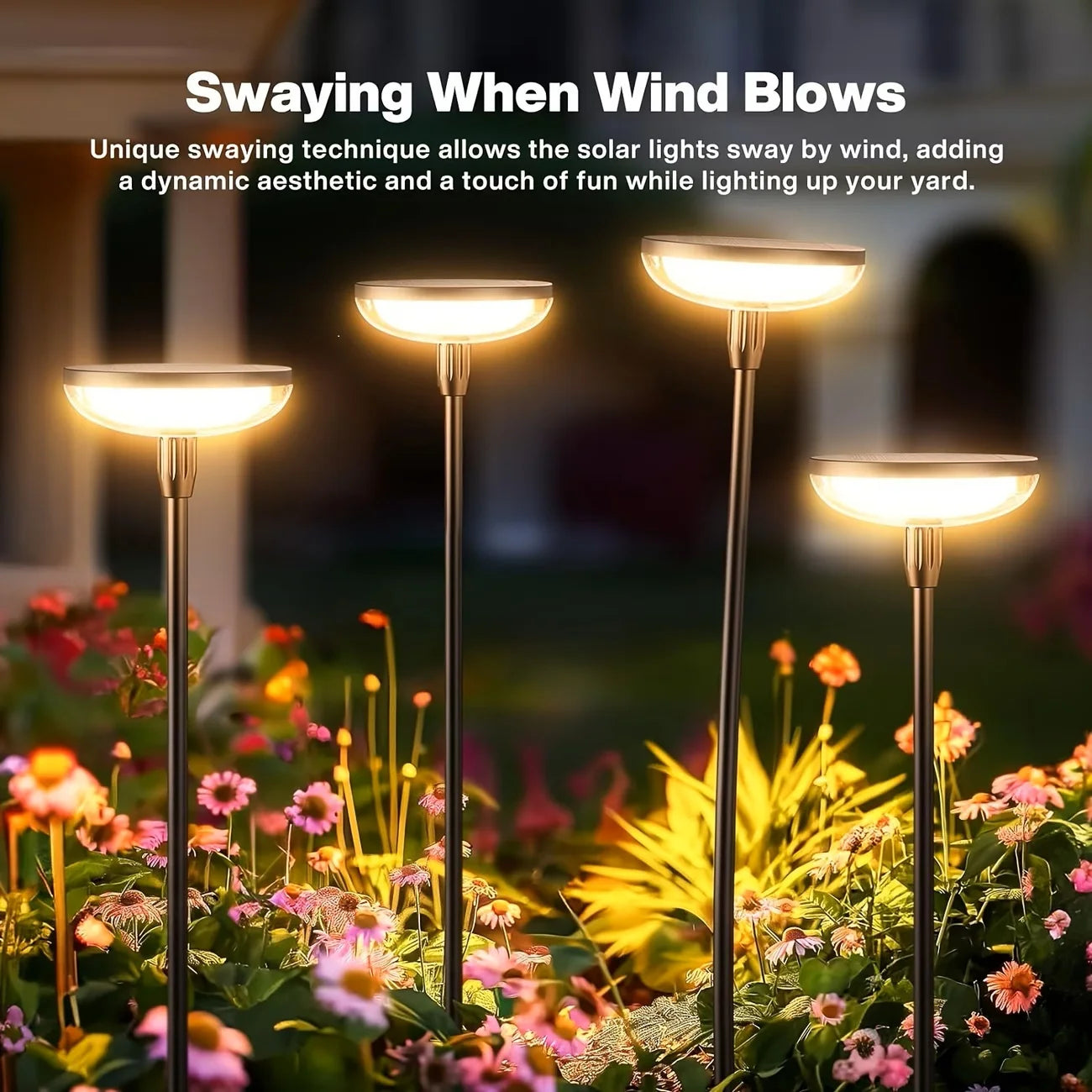 Waterproof Solar Powered Outdoor Lights, Swaying Light