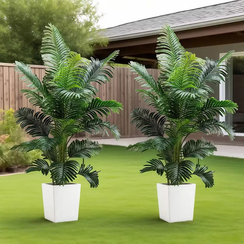 35" Artificial Giant Palm Tree, Life Like Leaves 2pcs.