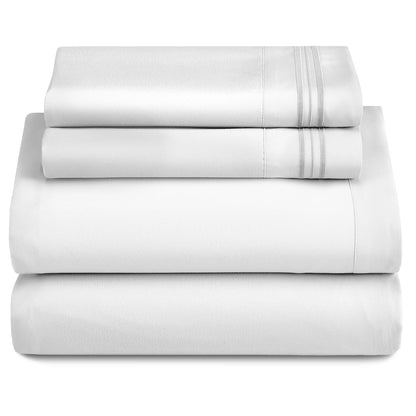 Set - 3 Piece 16" Deep Pocket Fitted Sheet Ultra-Soft Microfiber