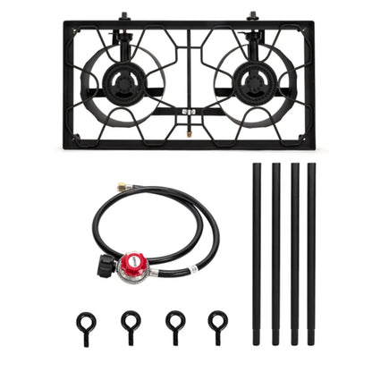 Portable Outdoor Propane Gas Cooker, Cast Iron