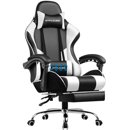 Gaming Chair with Adjustable Height, Swivel Seat,