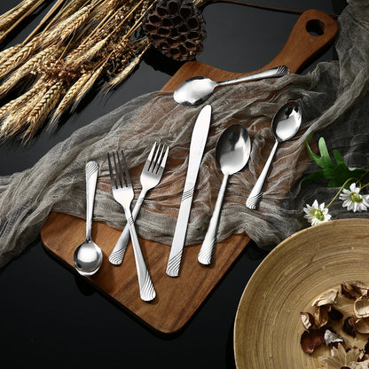 48pc Cutlery Set For 8, Stainless Steel