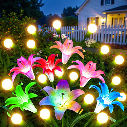 Solar Firefly Swaying Lights w/Colorful LED