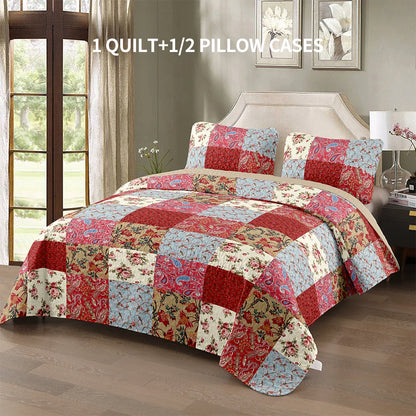Bed Cover Set, Multi-Size, All-Season (1 bed cover, 1-2 pillowcases)