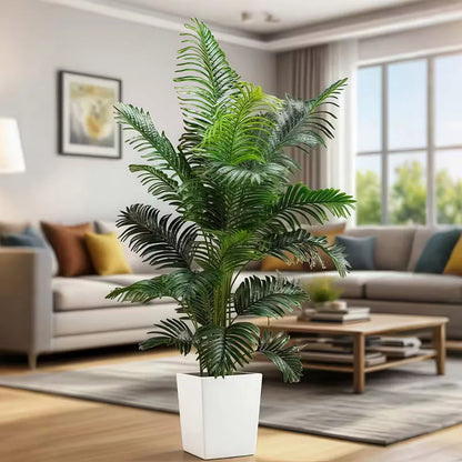 35" Artificial Giant Palm Tree, Life Like Leaves 2pcs.