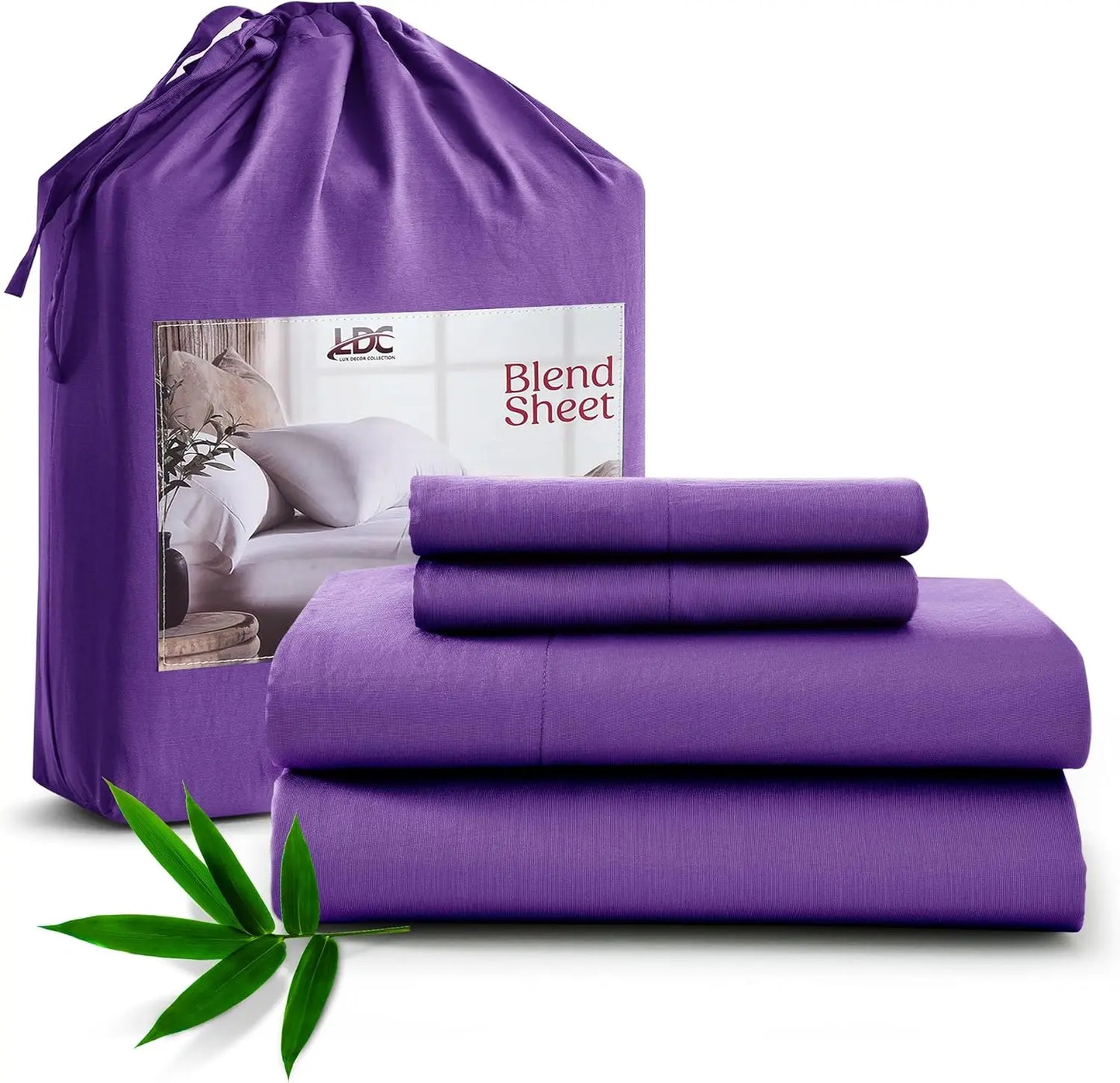 Bamboo Rayon Blend Viscose Sheet Sets, Breathable & Soft
