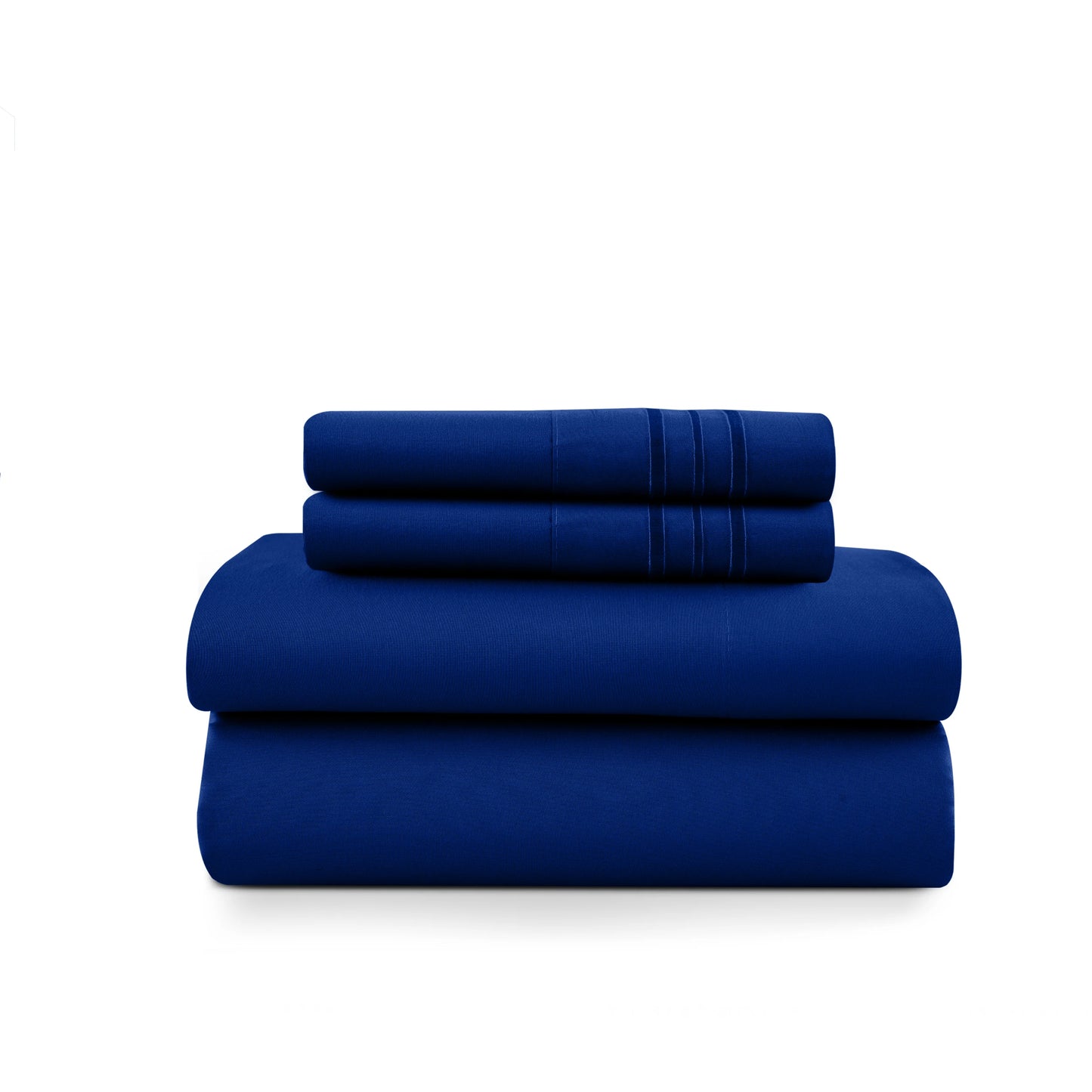 Set - 3 Piece 16" Deep Pocket Fitted Sheet Ultra-Soft Microfiber
