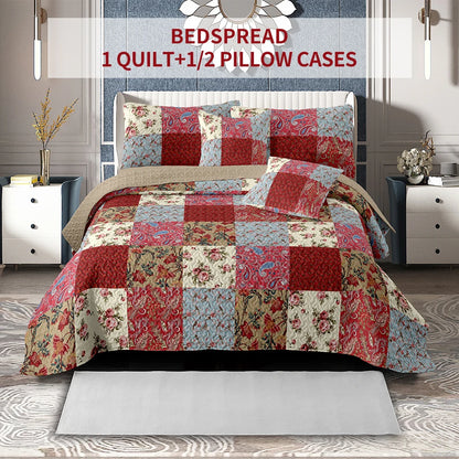 Bed Cover Set, Multi-Size, All-Season (1 bed cover, 1-2 pillowcases)