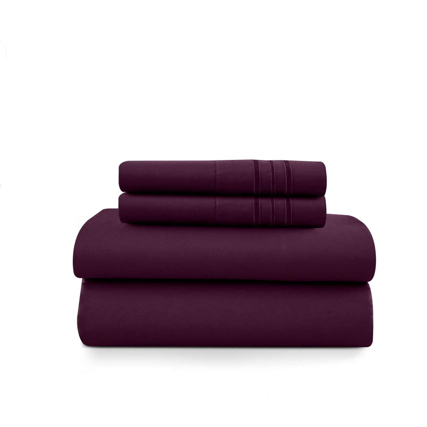Set - 3 Piece 16" Deep Pocket Fitted Sheet Ultra-Soft Microfiber
