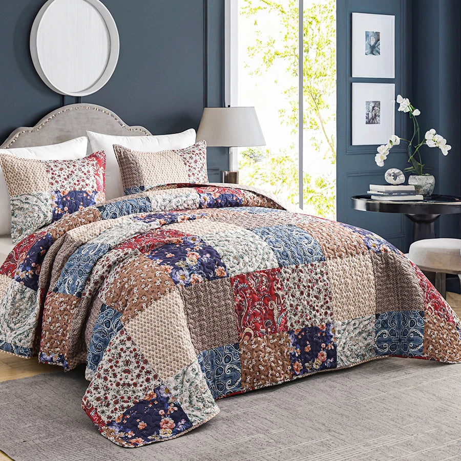 Bed Cover Set, Multi-Size, All-Season (1 bed cover, 1-2 pillowcases)
