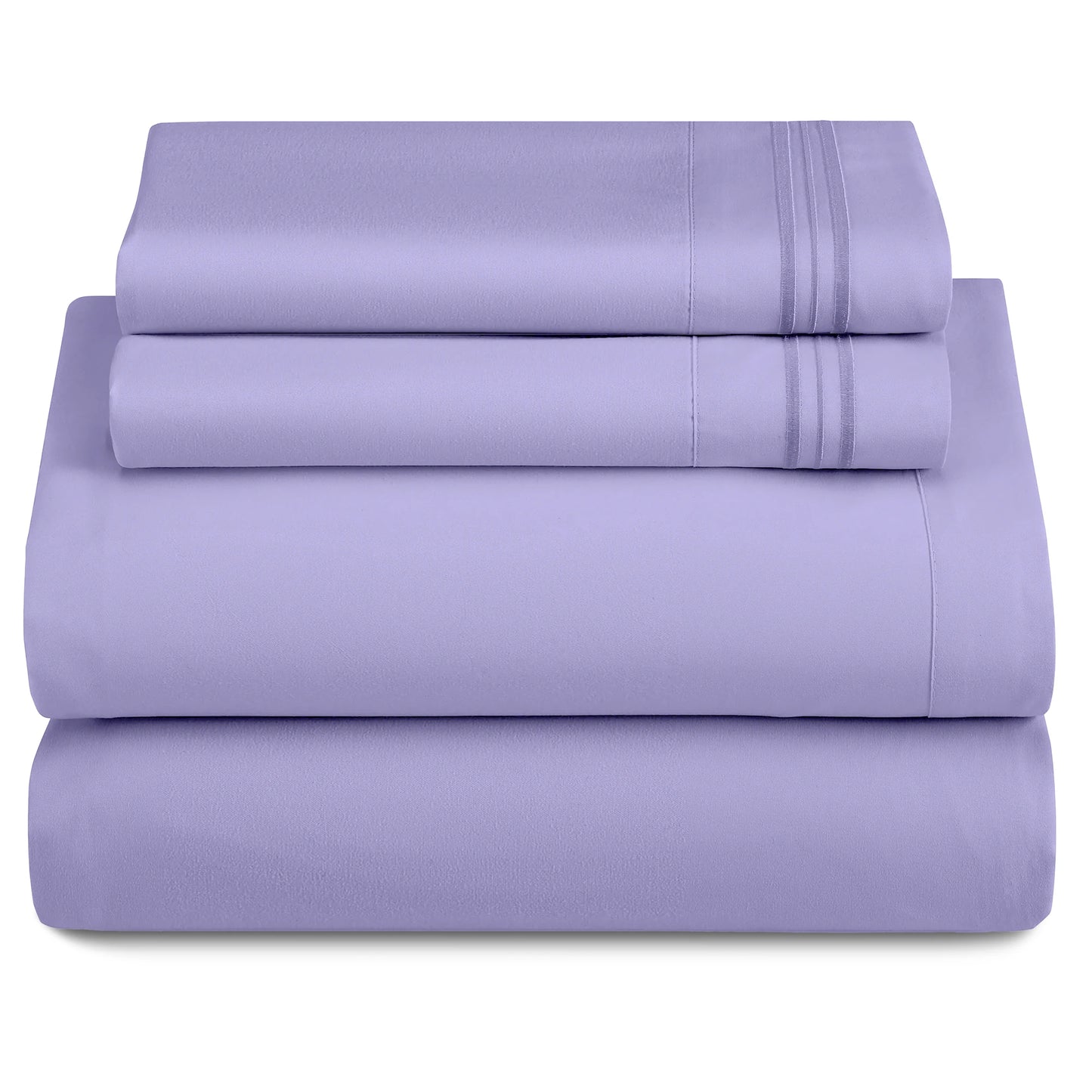 Set - 3 Piece 16" Deep Pocket Fitted Sheet Ultra-Soft Microfiber