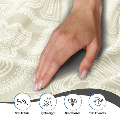 6Pc Paisley Sheet Set – Soft Microfiber, Wrinkle-Free,