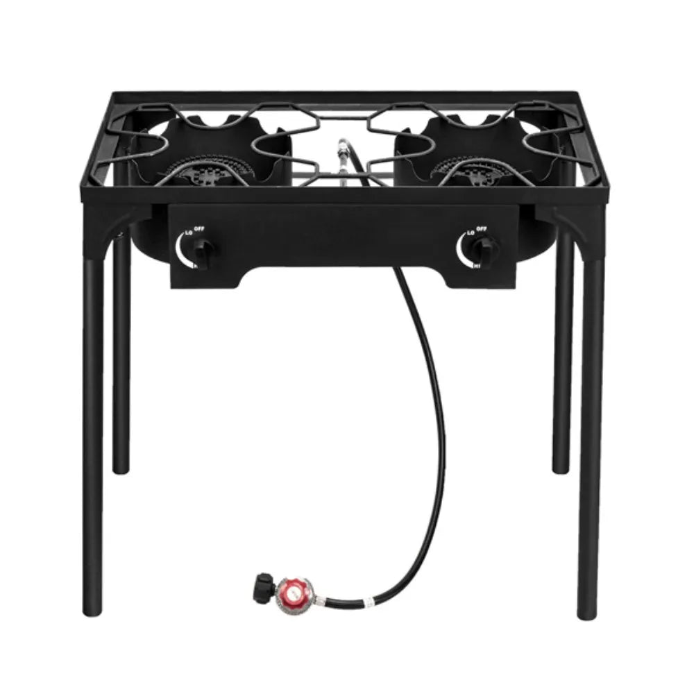 Portable Outdoor Propane Gas Cooker, Cast Iron