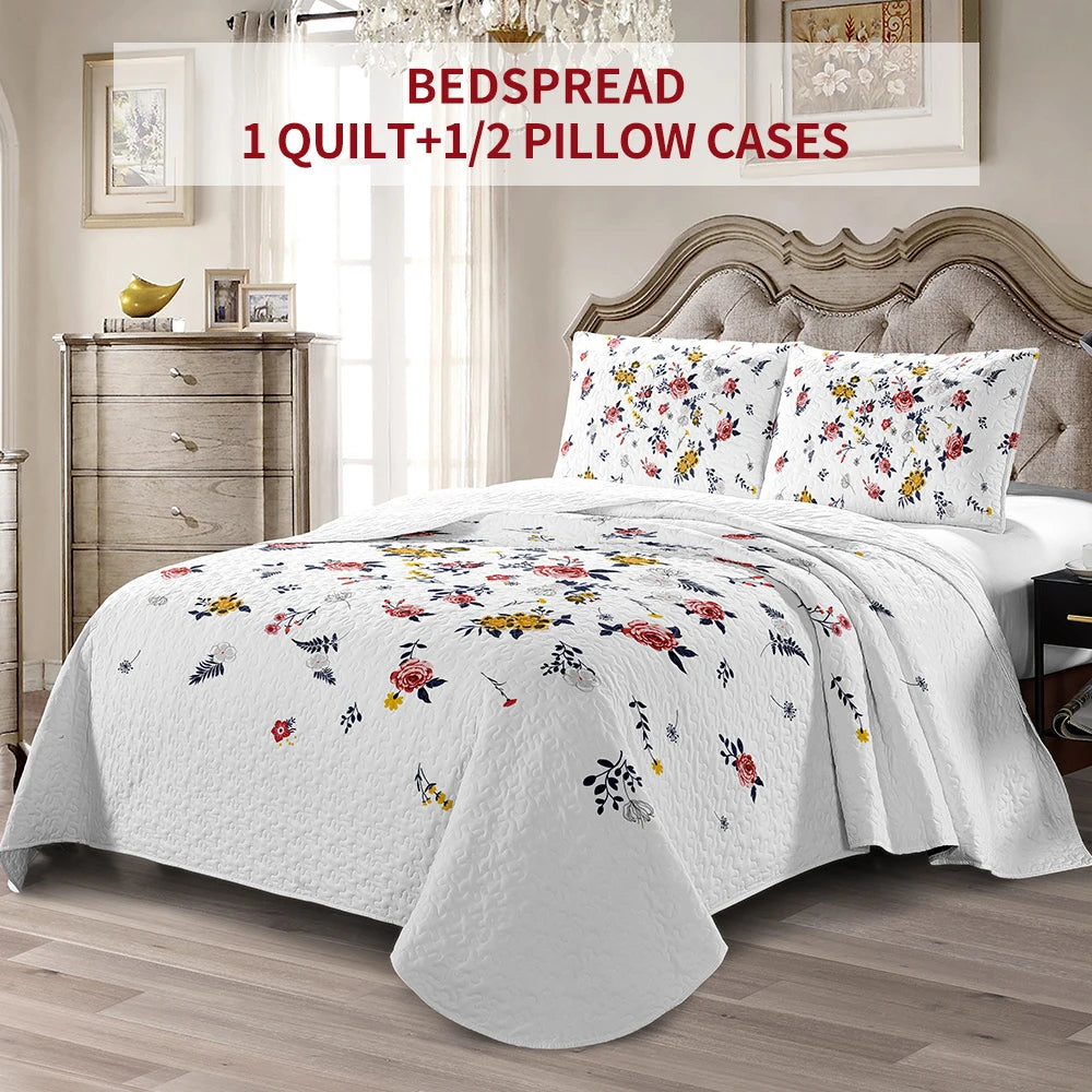 Bed Cover Set, Multi-Size, All-Season (1 bed cover, 1-2 pillowcases)