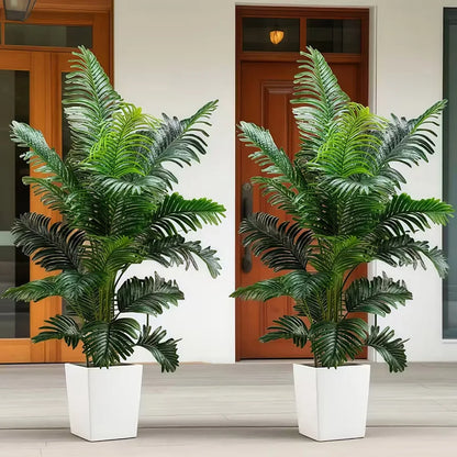 35" Artificial Giant Palm Tree, Life Like Leaves 2pcs.