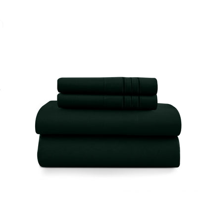 Set - 3 Piece 16" Deep Pocket Fitted Sheet Ultra-Soft Microfiber