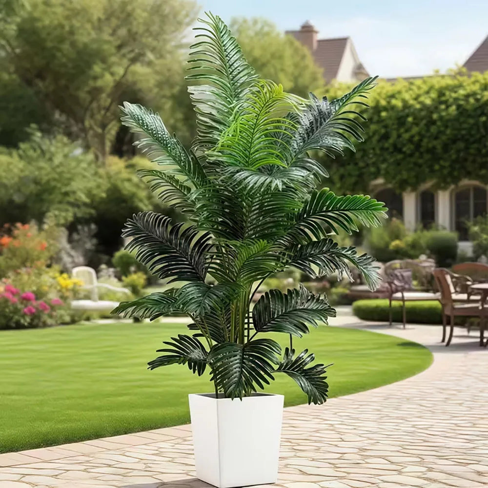 35" Artificial Giant Palm Tree, Life Like Leaves 2pcs.