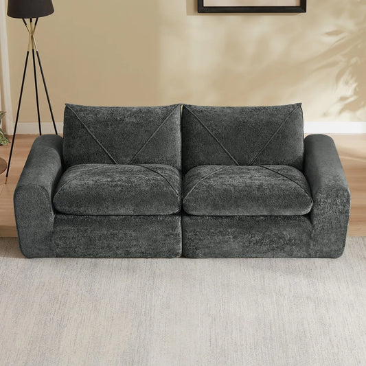 85.8" Modular Sectional Sofa, Chenille