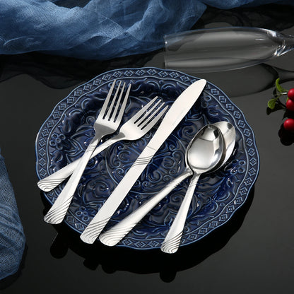 48pc Cutlery Set For 8, Stainless Steel